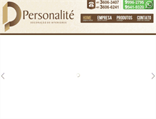 Tablet Screenshot of grupopersonalite.com.br